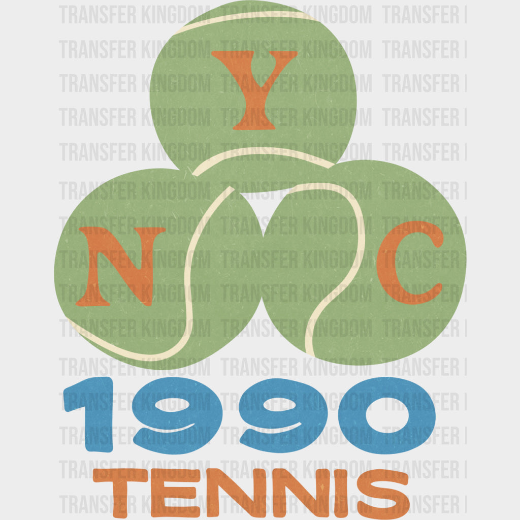 NYC 1990 Tennis - Tennis DTF Transfers