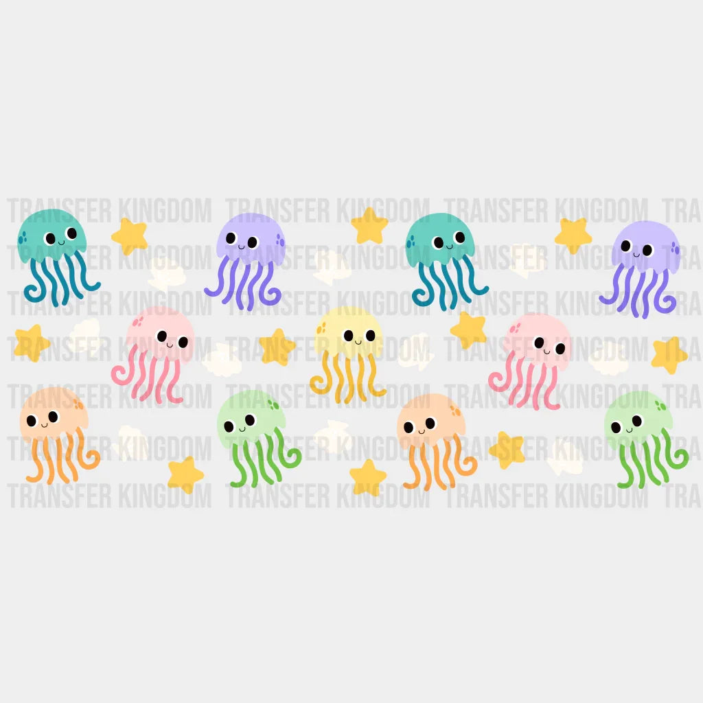 Octopuses Uv Dtf Transfer Cup Wrap Sticker
