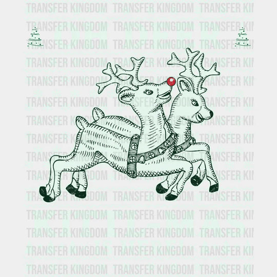 Oh Deer Kittl-mas Is Here - Christmas DTF Transfer