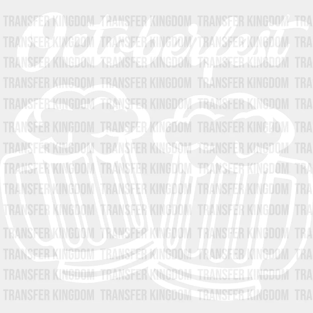 Oktoberfest Beer Design - Dtf Heat Transfer Unisex S & M (10’) / Light Color (See Imaging)