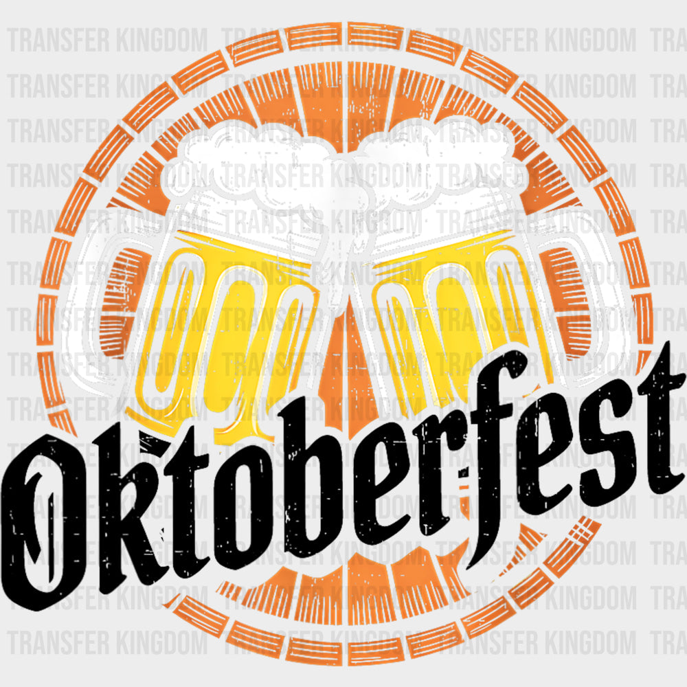 Oktoberfest Beers - Oktoberfest DTF Transfers Adult Unisex - S & M (10’’) / Dark Color Design (See Imaging)
