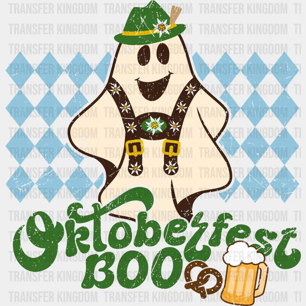 Oktoberfest Boo Ghost Design - Dtf Heat Transfer