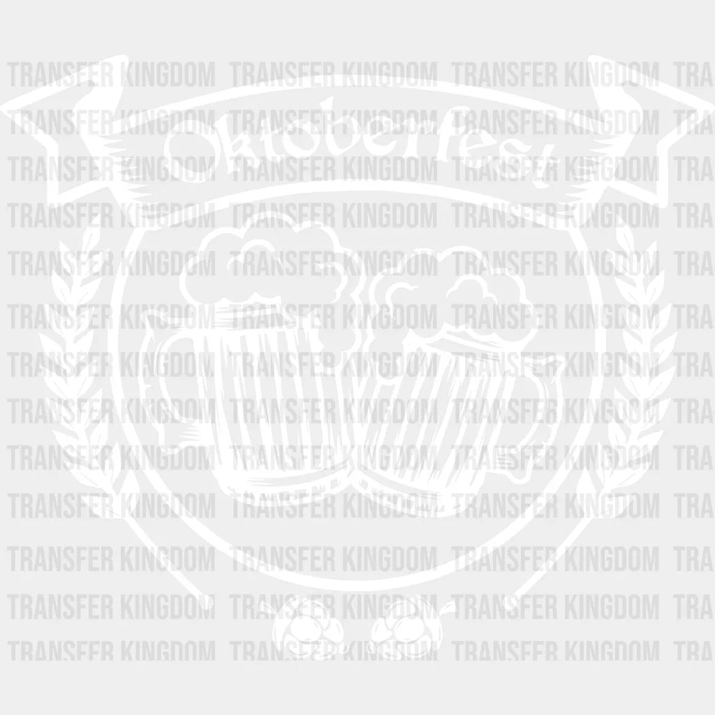 Oktoberfest Design - Dtf Heat Transfer Unisex S & M (10’) / Light Color (See Imaging)