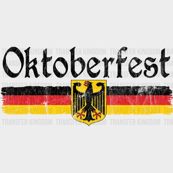 Oktoberfest German Flag - Oktoberfest DTF Transfers