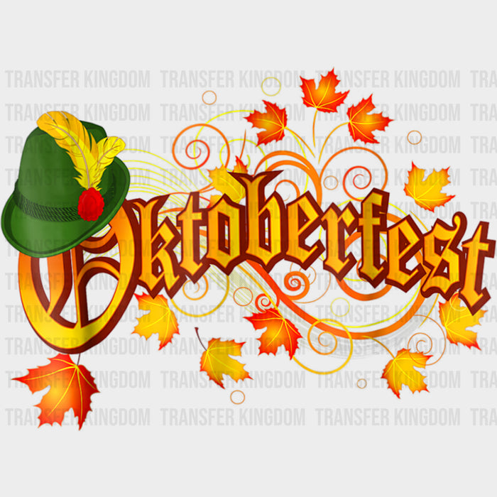 Oktoberfest, Leaves - Oktoberfest DTF Transfers