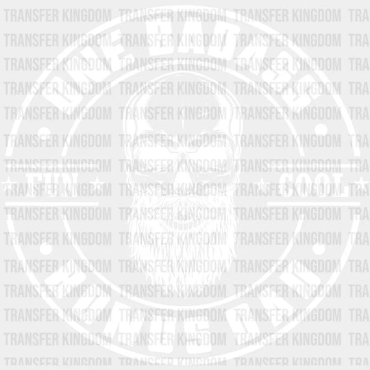 One Badass Bonus Dad - Father’s Day Dtf Heat Transfer Unisex S & M (10’’) / Light Color