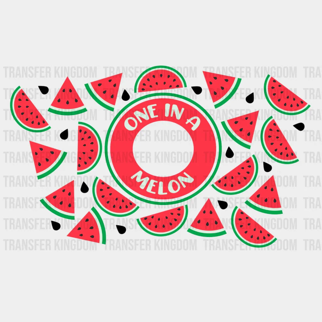 One In A Melon Uv Dtf Transfer Cup Wrap Sticker
