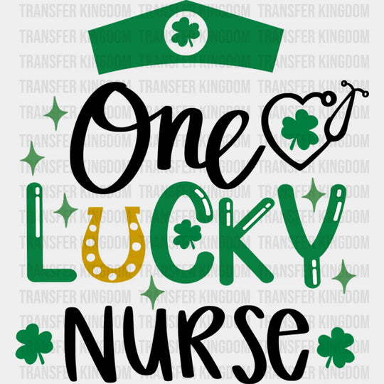 One Lucky Teacher St. Patrick's Day Design - DTF heat transfer - Transfer Kingdom