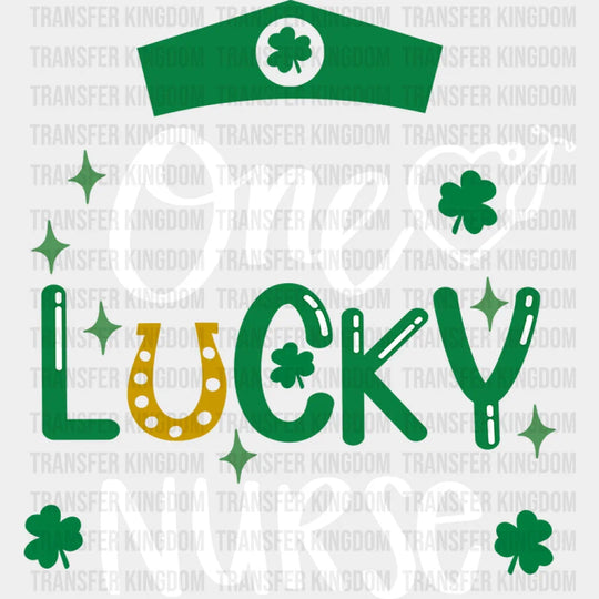 One Lucky Teacher St. Patrick's Day Design - DTF heat transfer - Transfer Kingdom