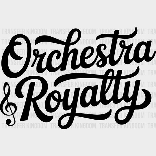 Orchestra Royalty - Music DTF Transfers - Adult Unisex - S & M (10’’) / Dark Color Design (See Imaging)