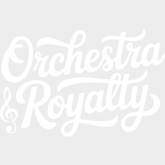 Orchestra Royalty - Music DTF Transfers - Adult Unisex - S & M (10’’) / Light Color Design (See Imaging)