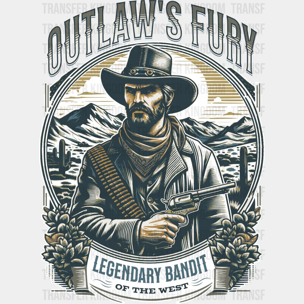 Outlaw’s Fury Legendary Bandit - Rodeo Dtf Transfers