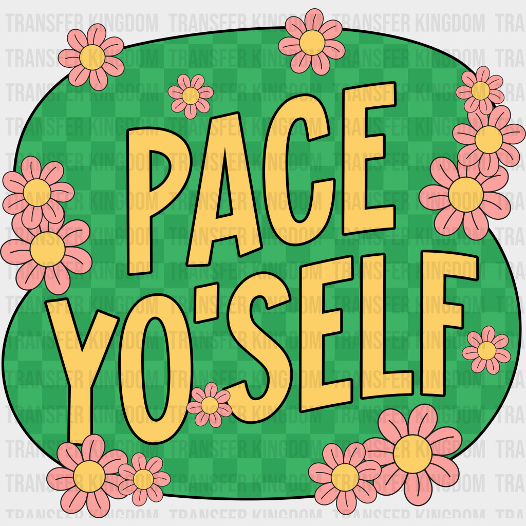 Pace Yo’self Green - Cardiac Nurse DTF Transfers
