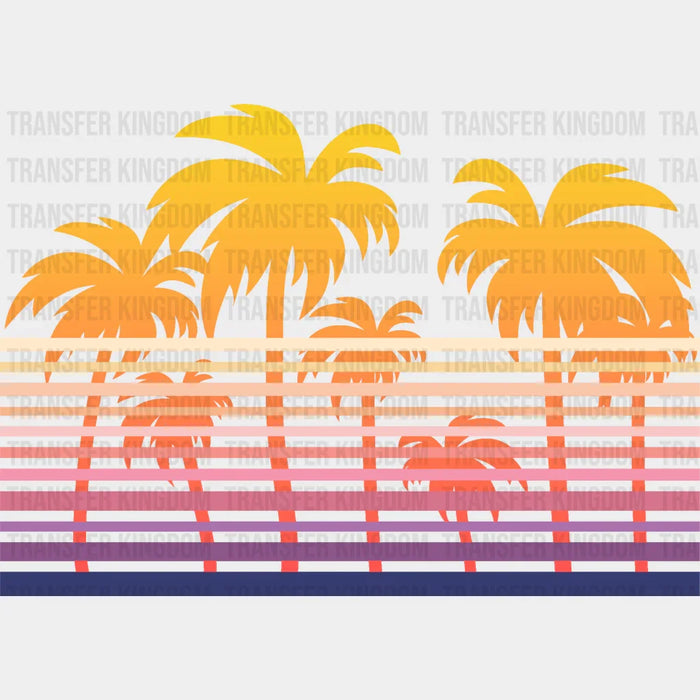 Palm Trees Vice - Summer DTF Transfer
