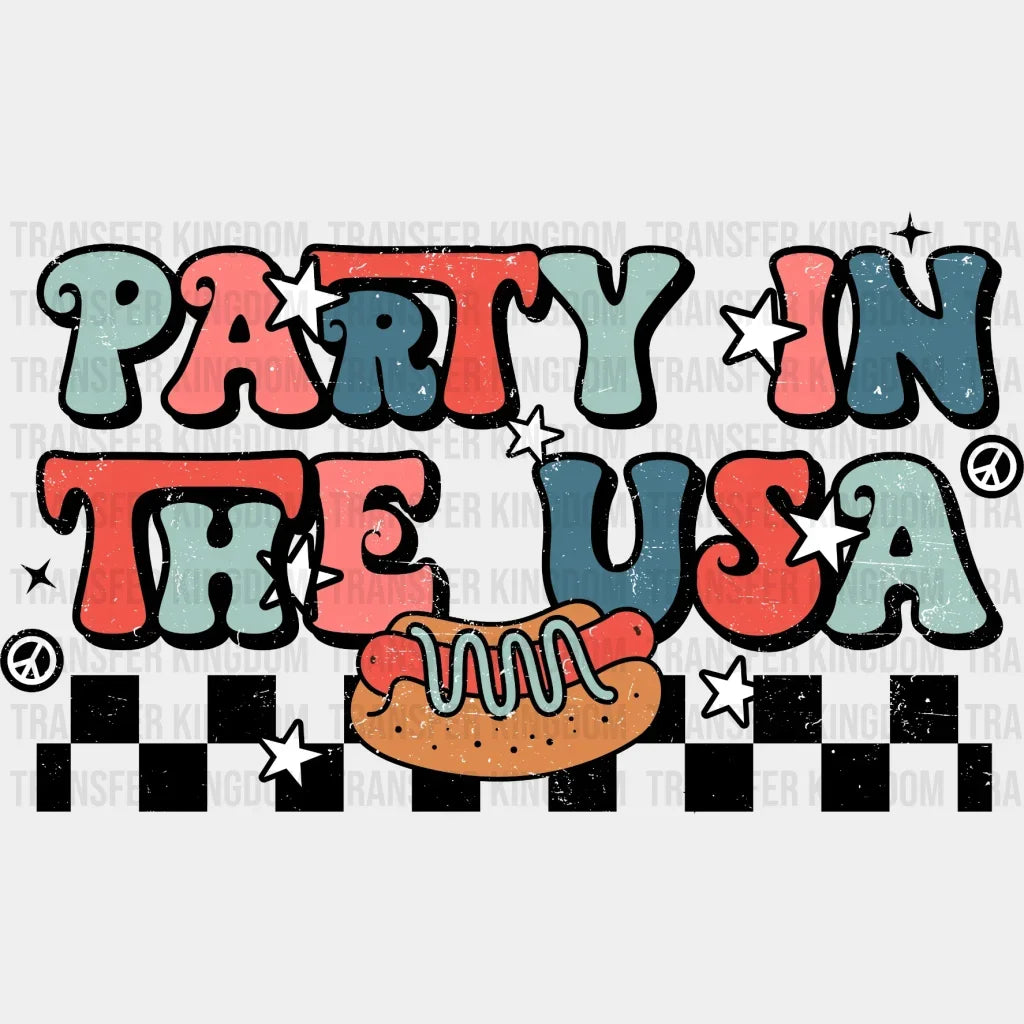 Party In The Usa Dtf Transfer