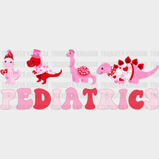 Pediatrics Pink Dinosaurs - Pediatric Nurse DTF Transfers