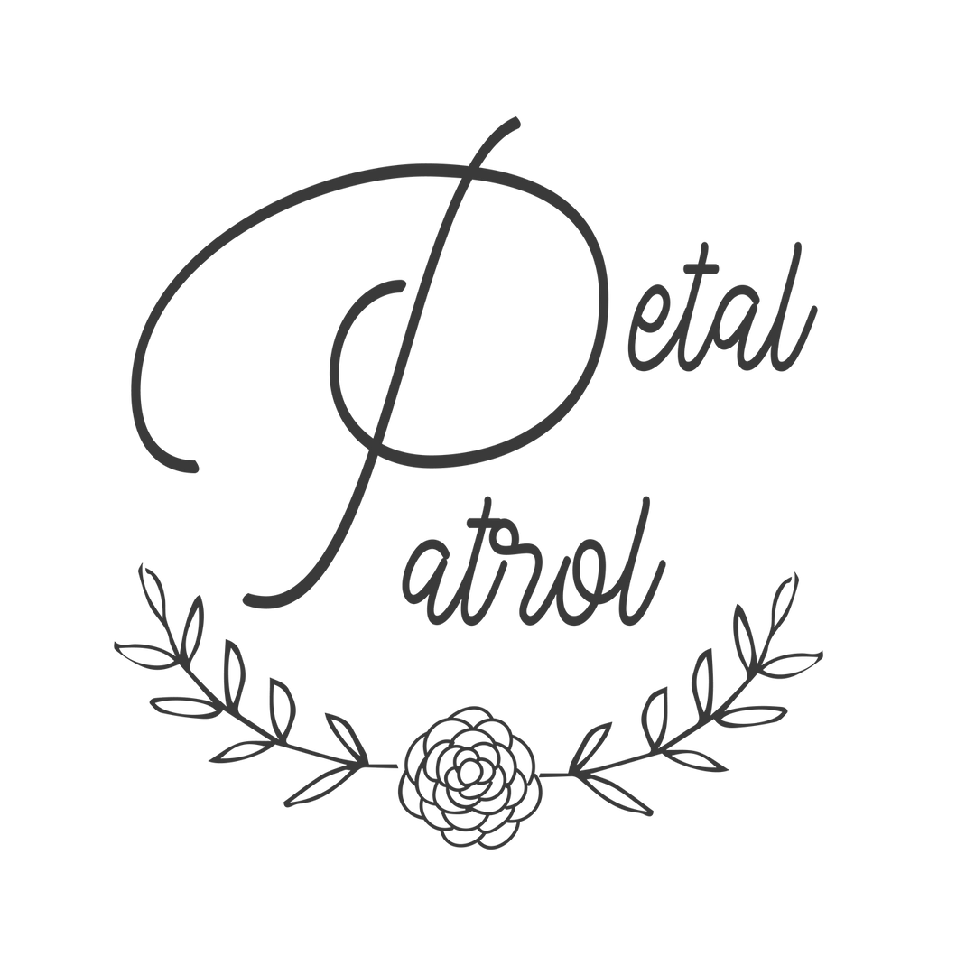 Ring Security / Petal Patrol Design - Wedding Party Matching Couple Dtf Heat Transfer Unisex S & M (