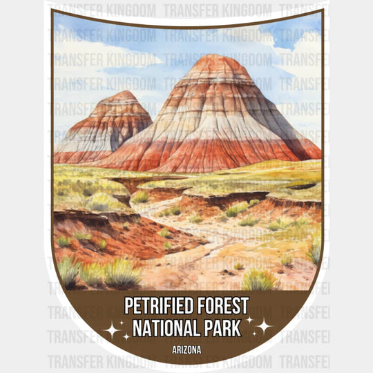 Petrified Forest National Park Arizona - National Parks DTF Transfer