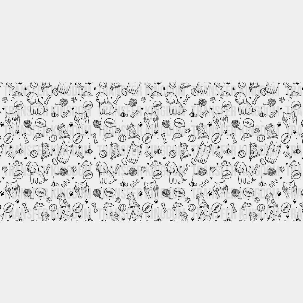 Pets - General Cup Wrap UV Sticker Permanent UV DTF Decal UVDTF