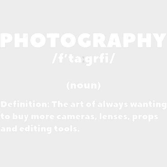 Photography B&W Definition - Photography DTF Transfers Adult Unisex - S & M (10’’) / Light Color Design (See Imaging)