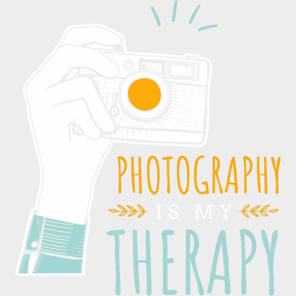 Photographyy Is My Therapy - Photography DTF Transfers Adult Unisex - S & M (10’’) / Light Color Design (See Imaging)