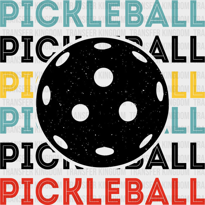 Pickleball Colorful - Pickleball DTF Transfers