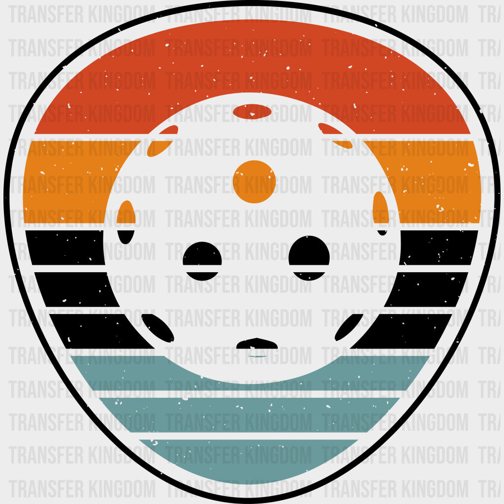Pickleball Red Orange Blue - Pickleball DTF Transfers Adult Unisex - S & M (10’’) / Dark Color Design (See Imaging)