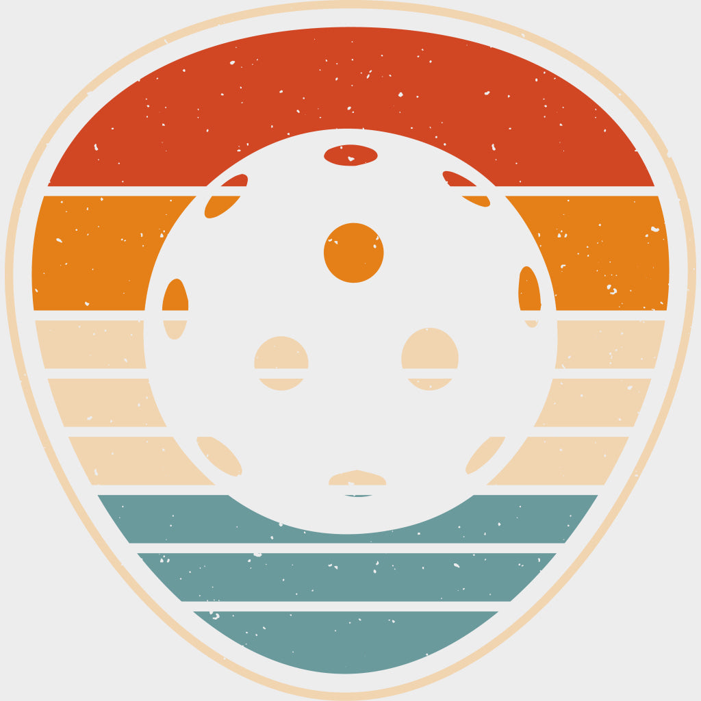 Pickleball Red Orange Blue - Pickleball DTF Transfers Adult Unisex - S & M (10’’) / Light Color Design (See Imaging)
