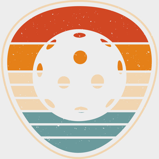 Pickleball Red Orange Blue - Pickleball DTF Transfers Adult Unisex - S & M (10’’) / Light Color Design (See Imaging)