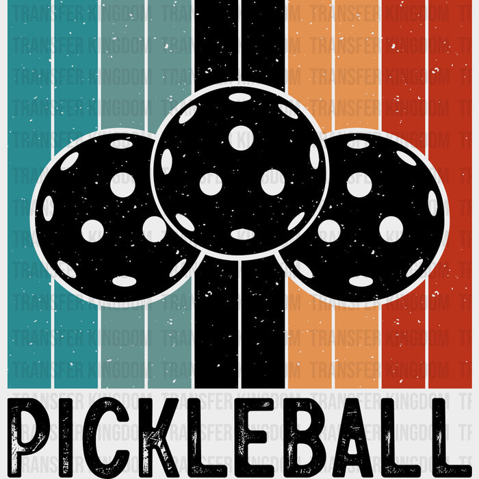 Pickleball, Three Balls - Pickleball DTF Transfers
