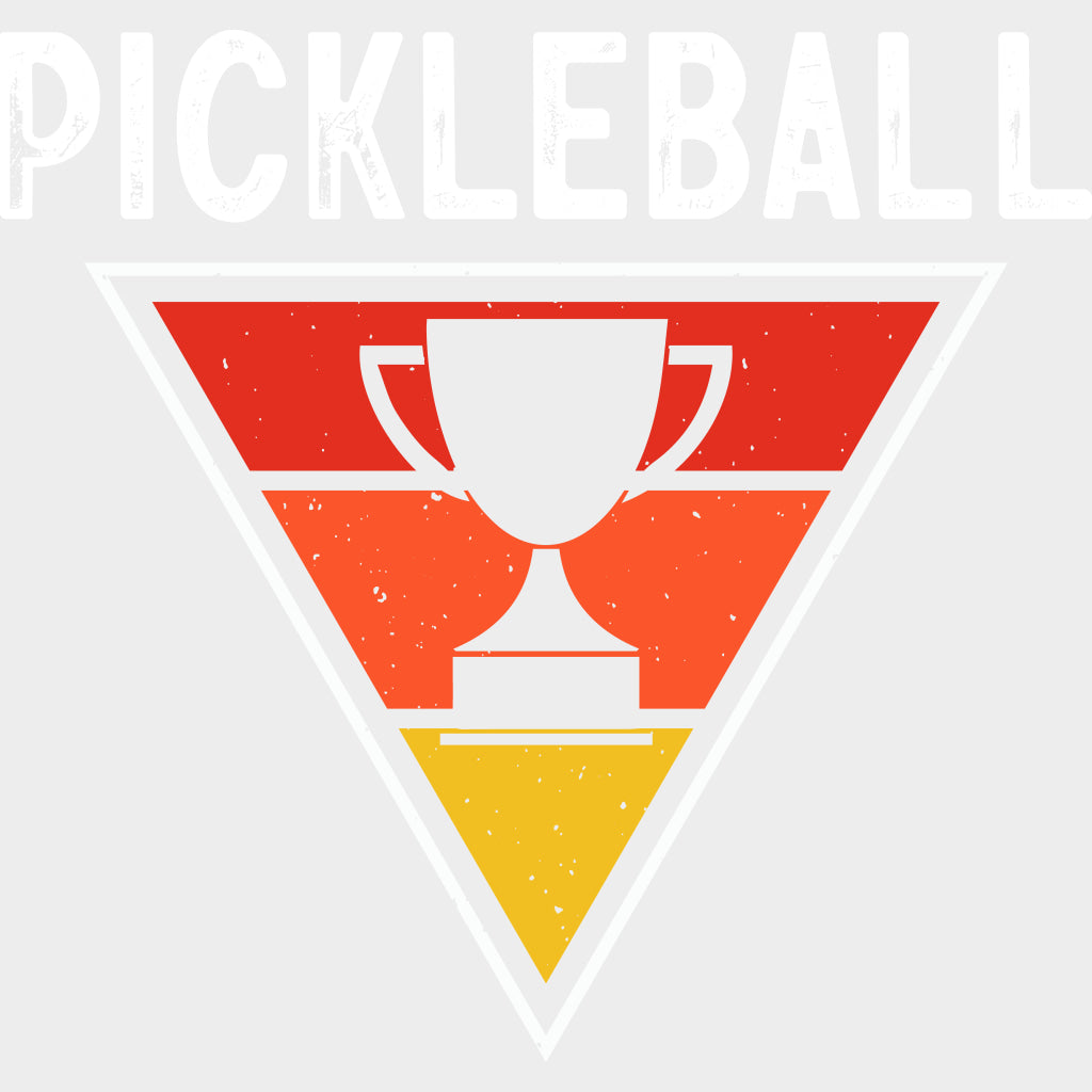 Pickleball Triangle Cup - Pickleball DTF Transfers Adult Unisex - S & M (10’’) / Light Color Design (See Imaging)