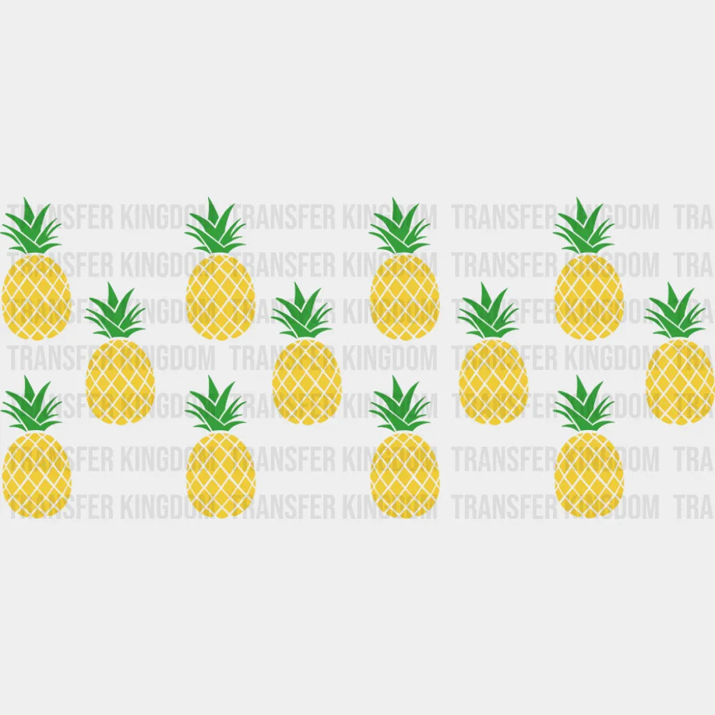 Pineapples - General Cup Wrap UV Sticker Permanent UV DTF Decal UVDTF