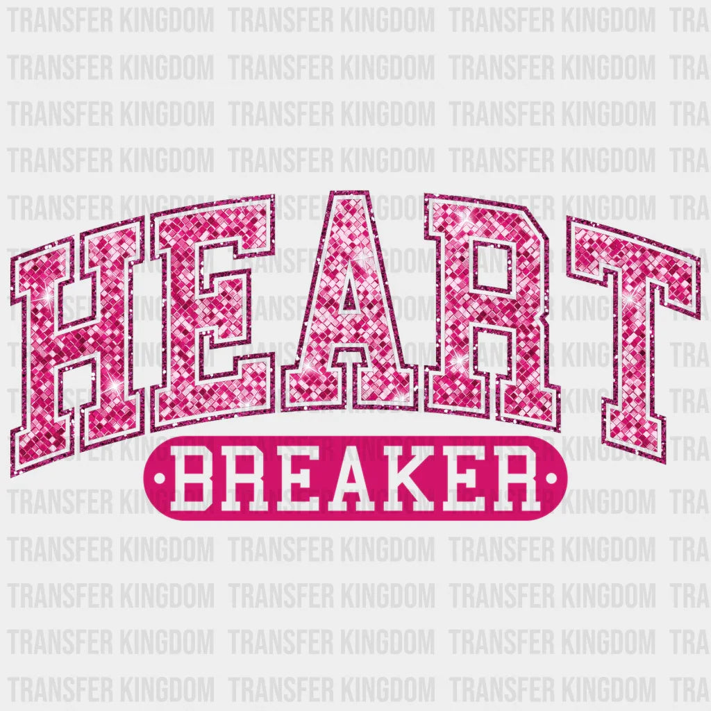 PINK HEART BREAKER - DTF heat transfer - transfer-kingdom