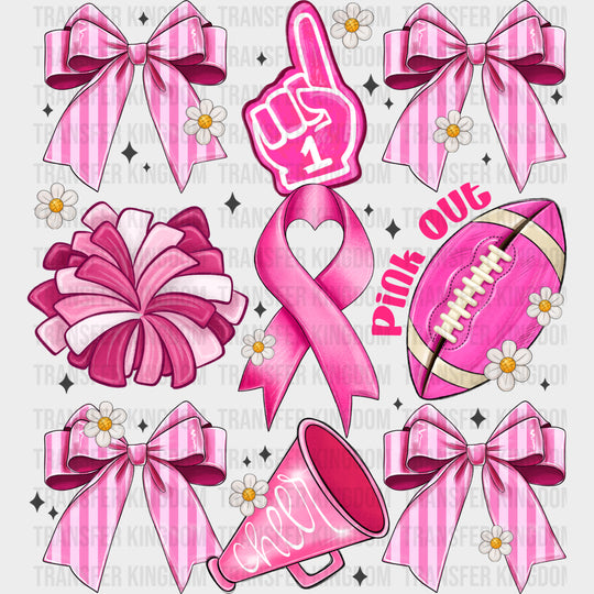 Pink Out - Cheerleading DTF Transfers