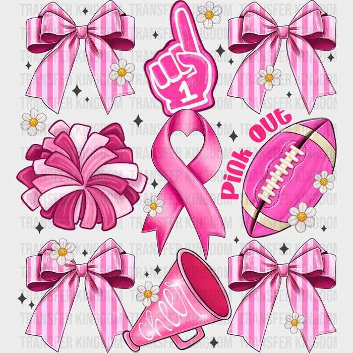 Pink Out - Cheerleading DTF Transfers