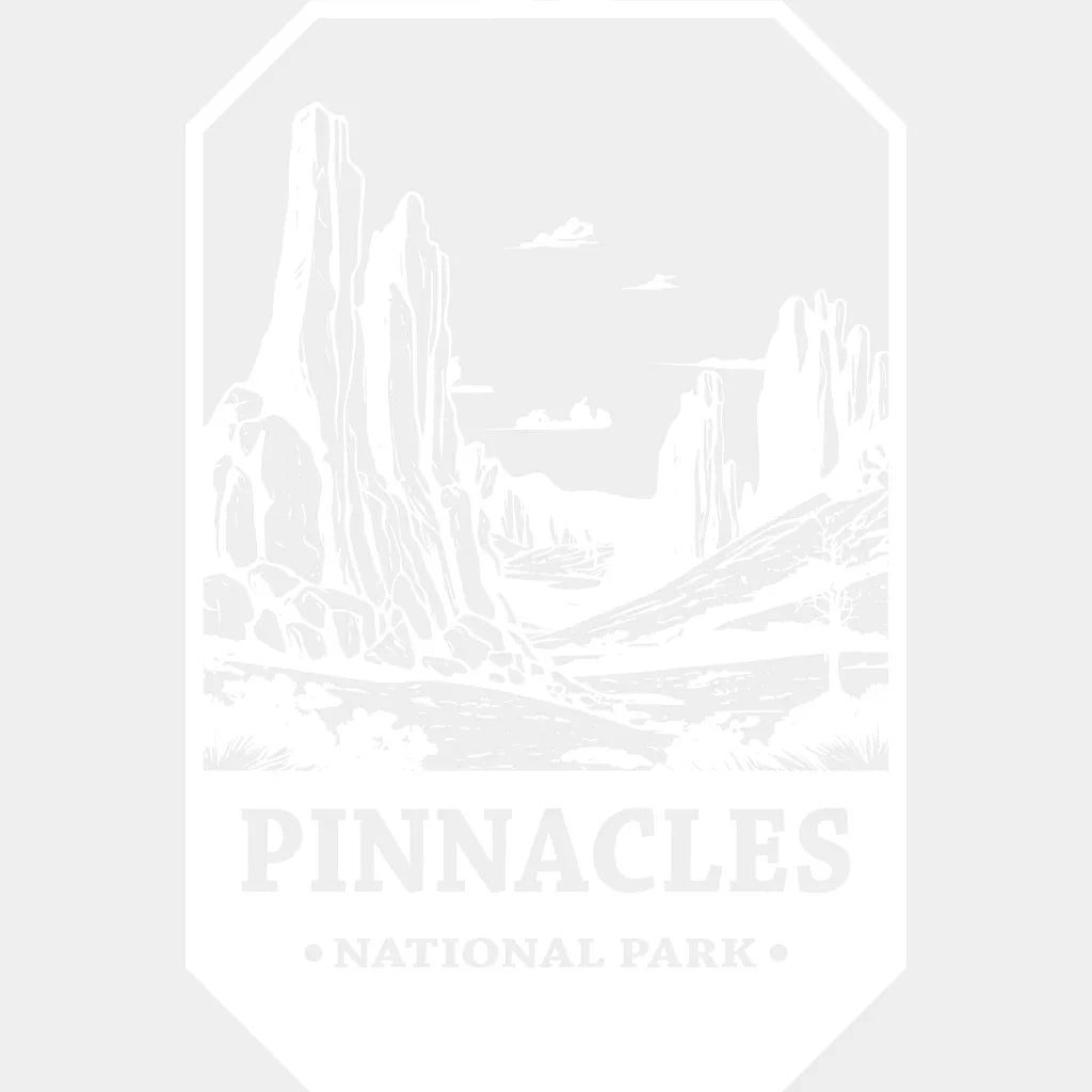 Pinnacles National Park Design - Parks Dtf Transfers Unisex S & M (10’) / Light Color See Imaging
