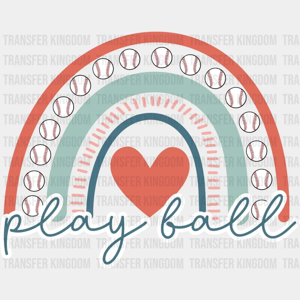 Play Ball Baseball Dtf Transfer