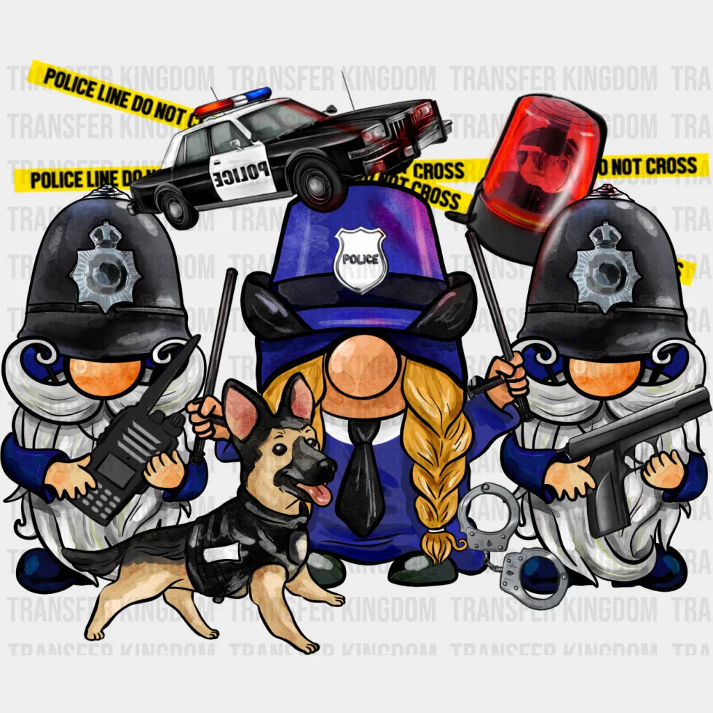 Police Gnomes - Dtf Heat Transfer