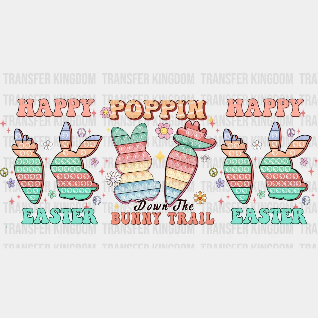 Poppin Down Easter UV DTF Transfer Cup Wrap UV DTF Sticker - Transfer Kingdom