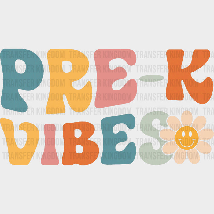 Pre-K Vibes, Daisy Smiley - Pre-K DTF Transfers