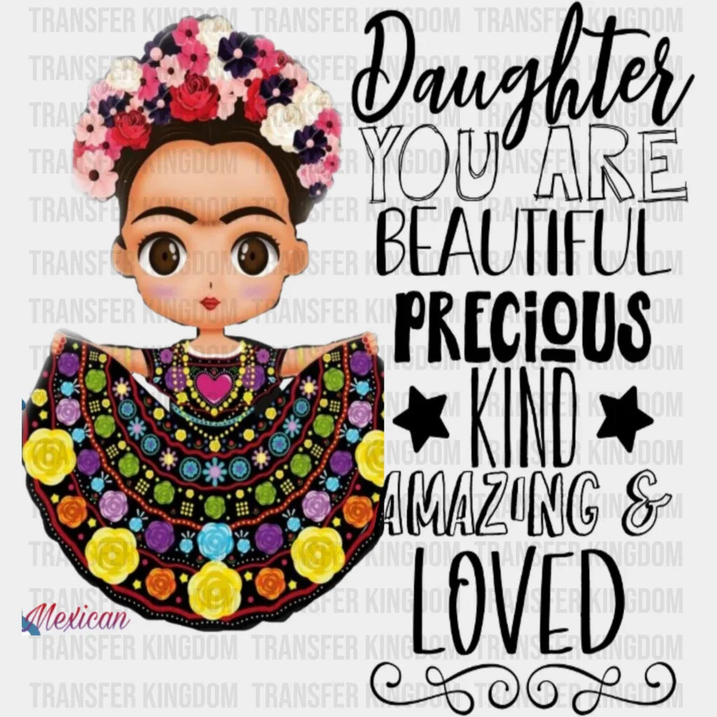 Precious Daughter Frida Design - Dtf Heat Transfer