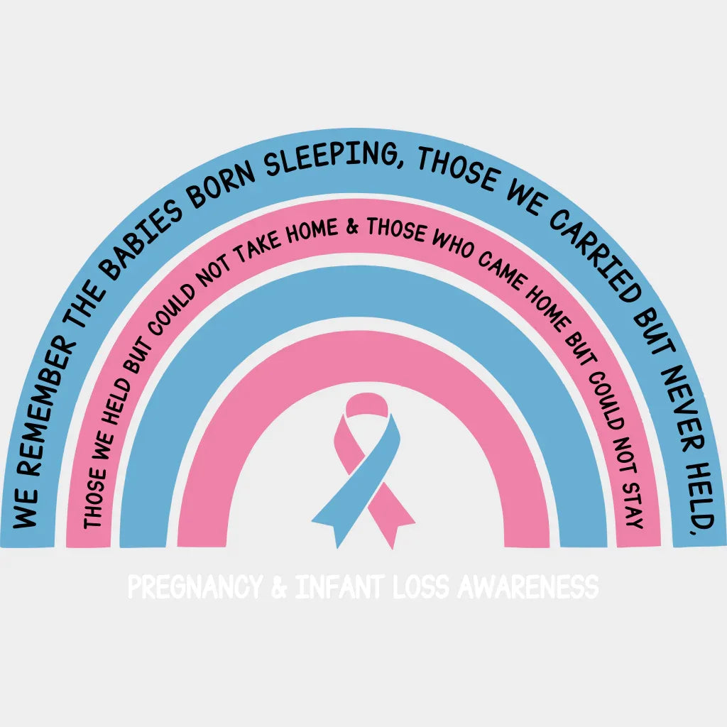 Pregnancy & Infant Loss Awareness Design - DTF heat transfer - Transfer Kingdom