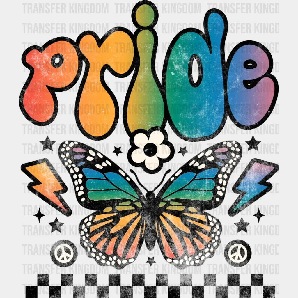 Pride Butterfly Design - Dtf Heat Transfer