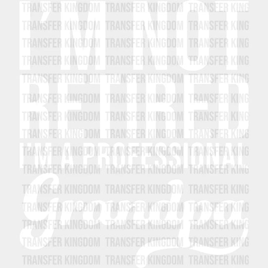 Professional Grandpa - Dtf Heat Transfer Unisex S & M (10’’) / Light Color Design See Imaging
