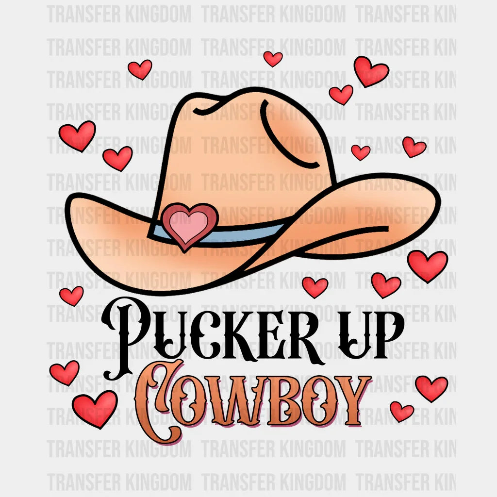 PUCKER UP COWBOY - DTF heat transfer - transfer-kingdom