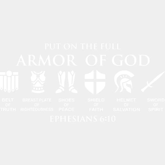 Put On The Full Armor Of God - Knight Religious Christian Design Dtf Heat Transfer