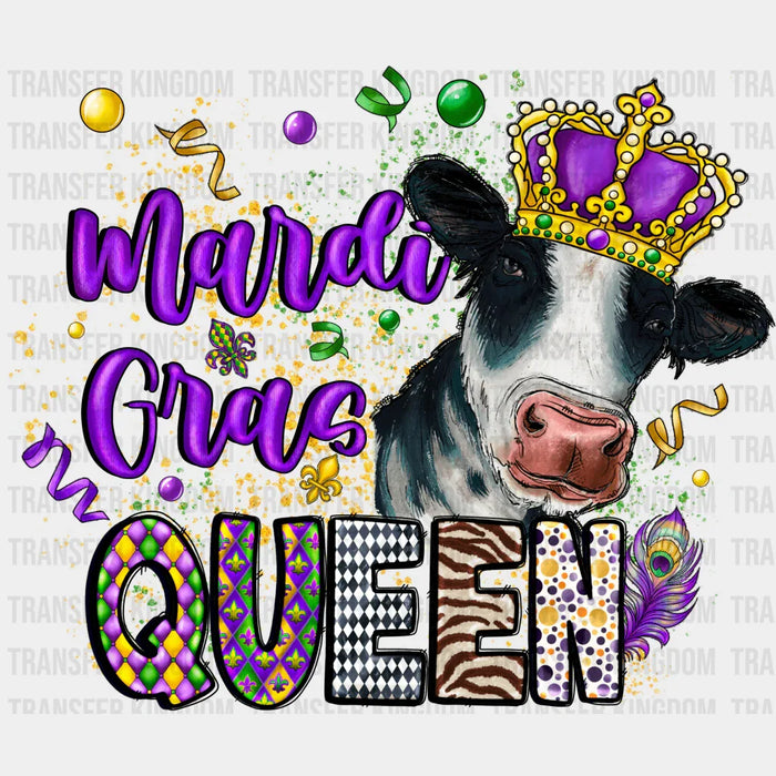 Queen Mardi Gras Design- Mardi Gras DTF heat transfer