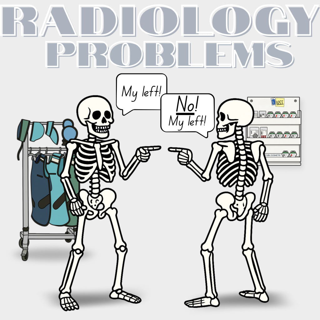Radiology Problems - Radiology DTF Transfers Adult Unisex - S & M (10’’) / Light Color Design (See Imaging)