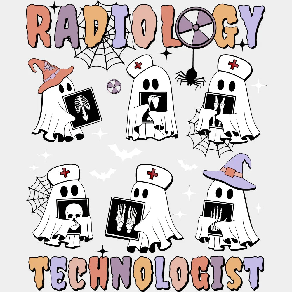 Radiology Technologist Halloween DTF Transfer Adult Unisex S & M (10’’) / Light Color Design (See Imaging)