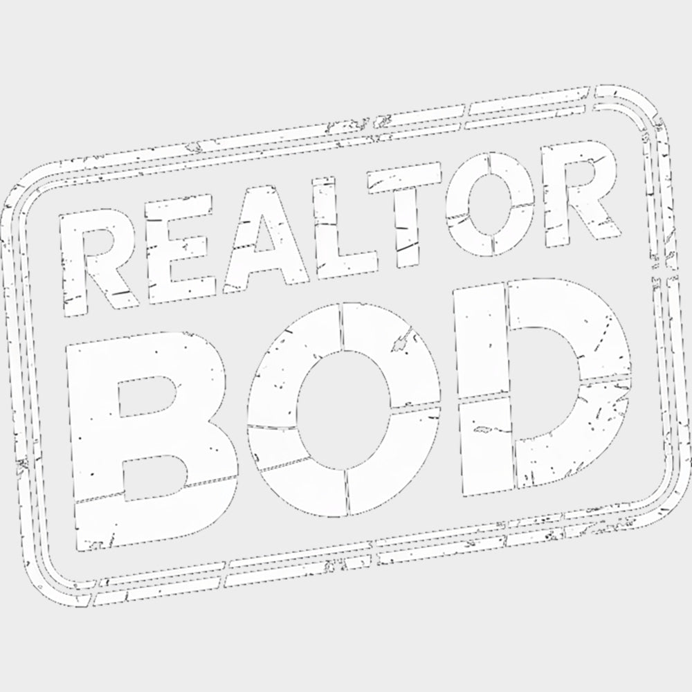 Realtor Bod B&W - Realtor DTF Transfers Adult Unisex - S & M (10’’) / Light Color Design (See Imaging)